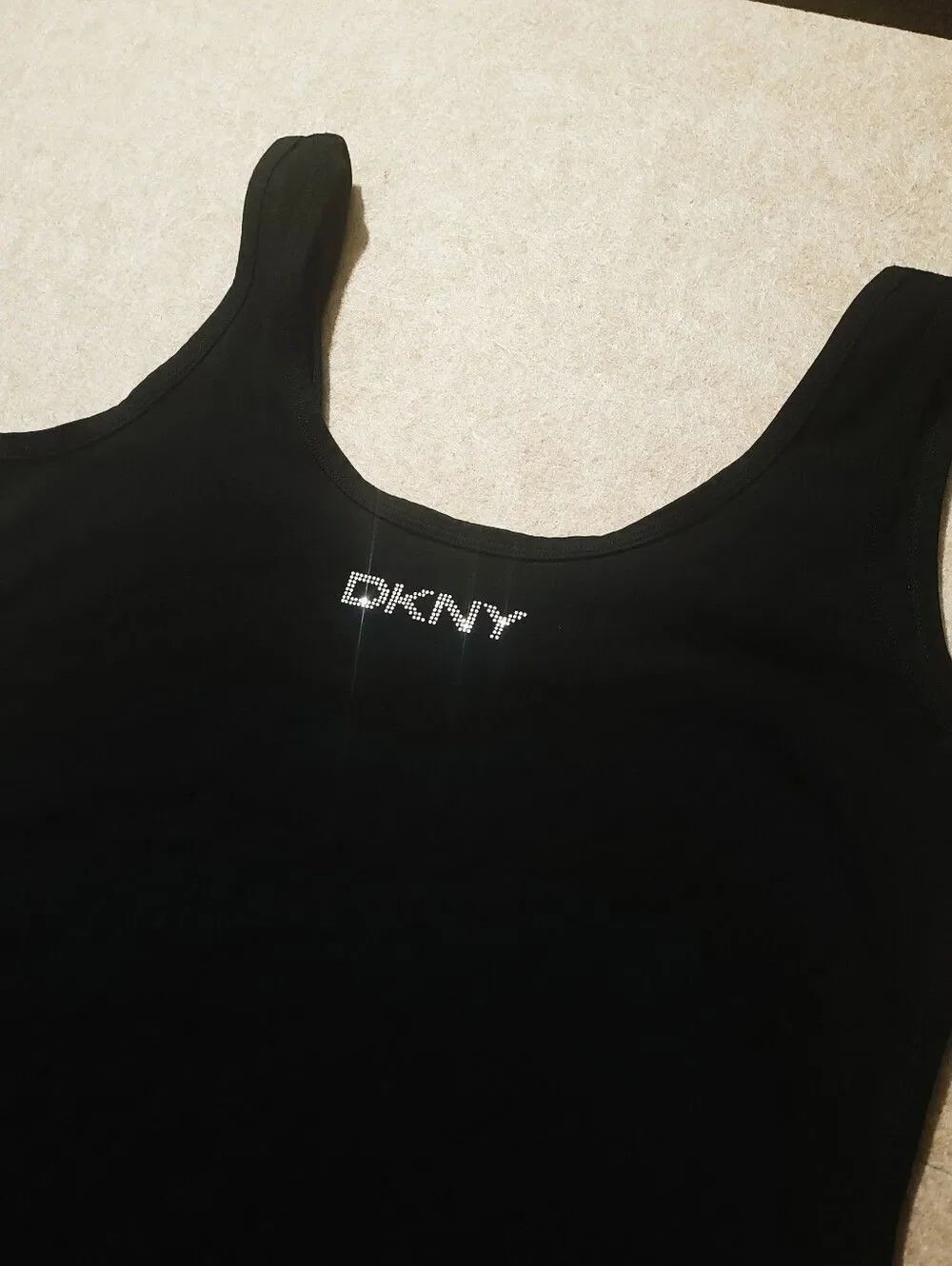 DKNY Sport Black Logo Tank Sheath Dress #2